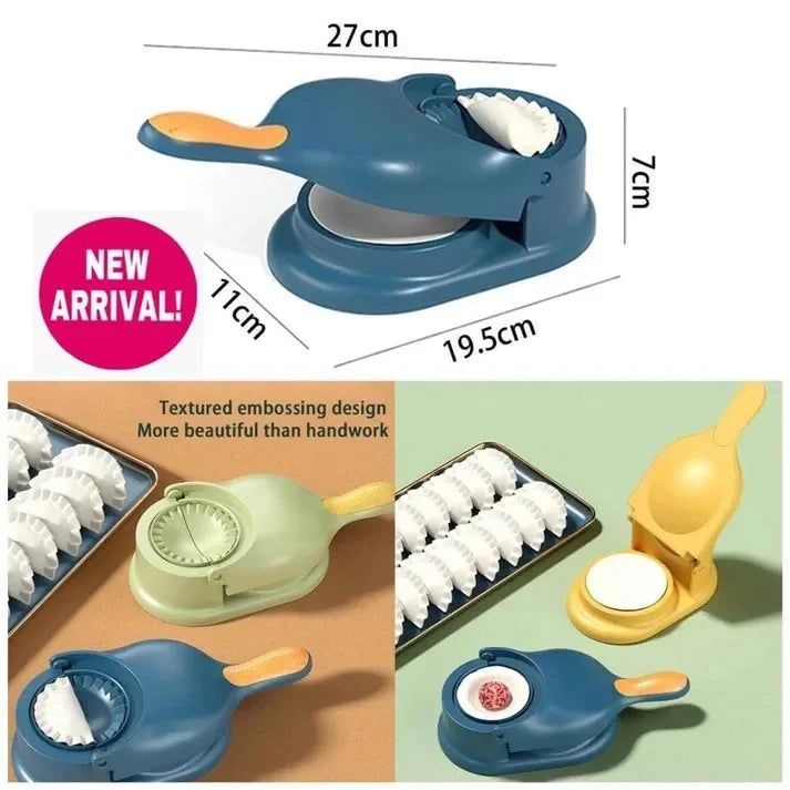 2 IN 1 DUMPLING MAKER MACHINE - MAKE DELICIOUS DUMPLINGS