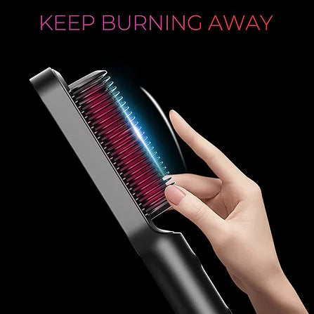 909 HAIR BRUSH 2-IN-1 STRAIGHTENER COMB