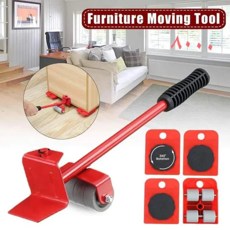 Furniture Moving Tool Heavy Object Mover Furniture Transport Lifter 4 Wheeled Mover Roller